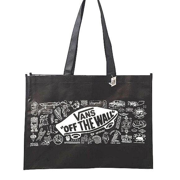 Vans Off The Wall Graphic Shopper Tote Bag - Picture 2 of 6